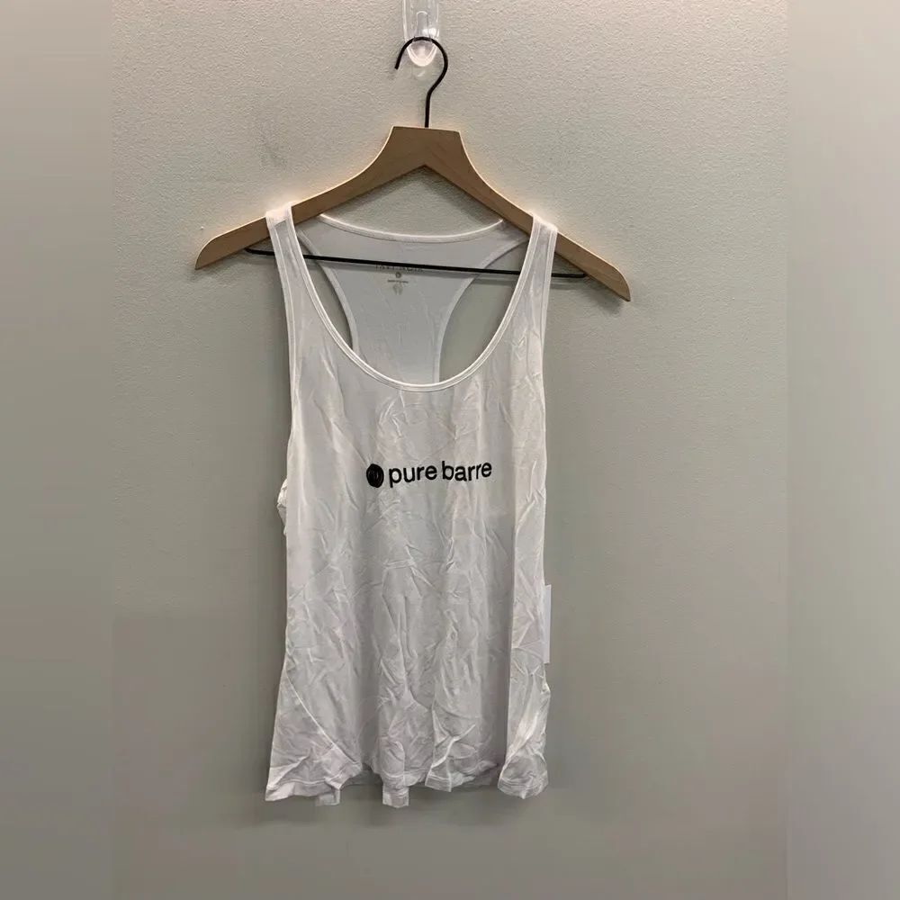 New Women’s Pure Barre Tavi Noir Racerback Tank Cloud Large